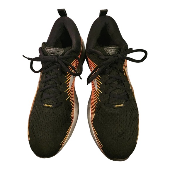 BROOKS Men's Levitate Black/Orange/Red Running Shoes SIZE 11.5 - Picture 9 of 16